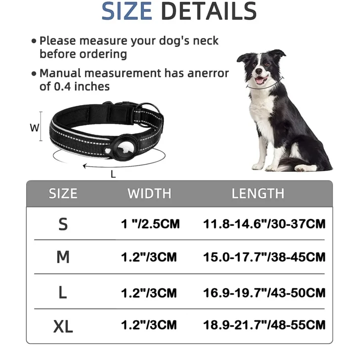 Collar de Seguridad con Porta AirTag