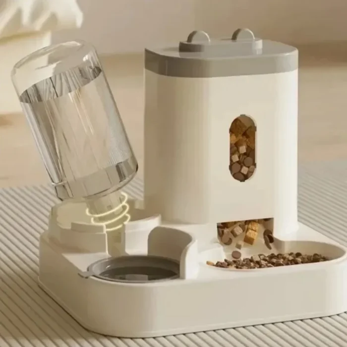 Dispensador Dúo: Comida y Agua