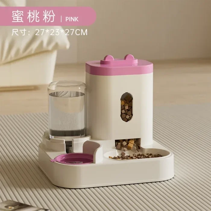 Dispensador Dúo: Comida y Agua