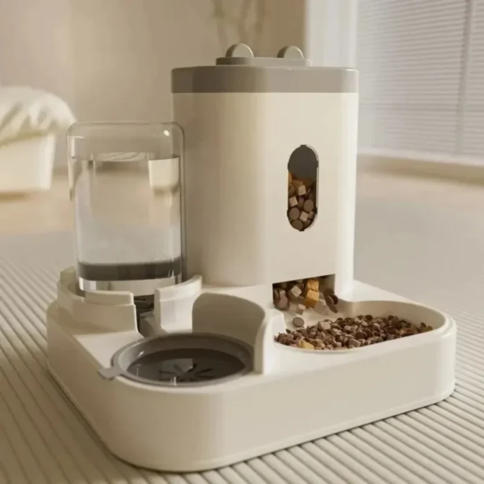 Dispensador Dúo: Comida y Agua