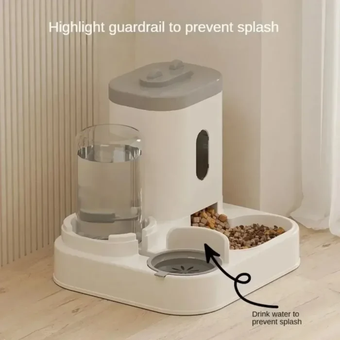 Dispensador Dúo: Comida y Agua