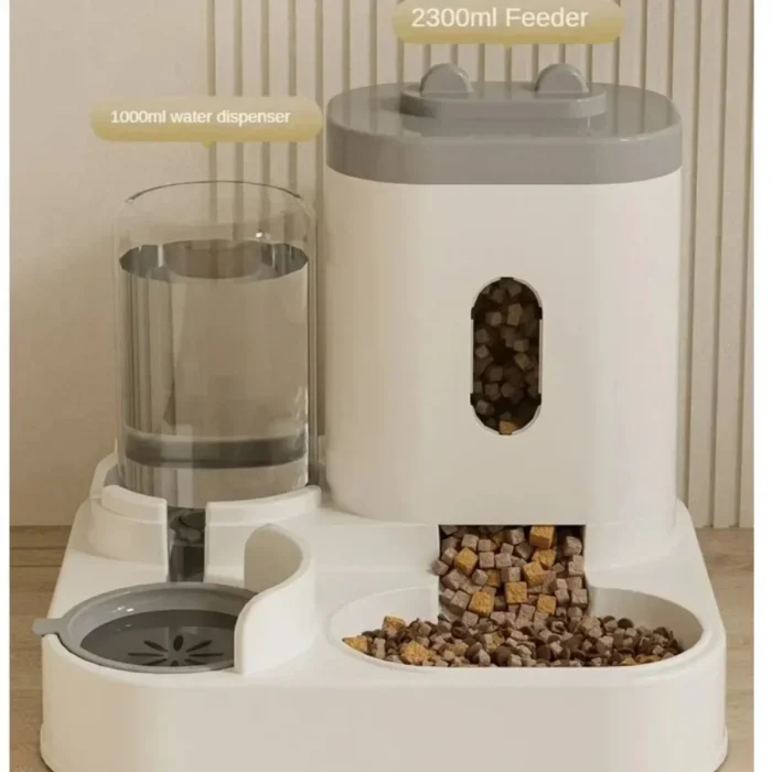 Dispensador Dúo: Comida y Agua