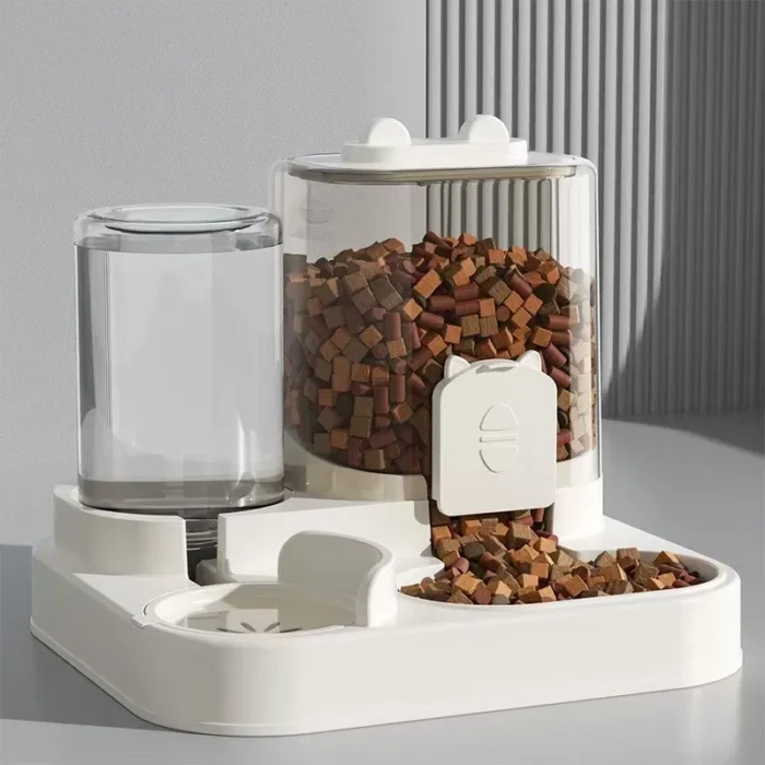 Dispensador Dúo: Comida y Agua
