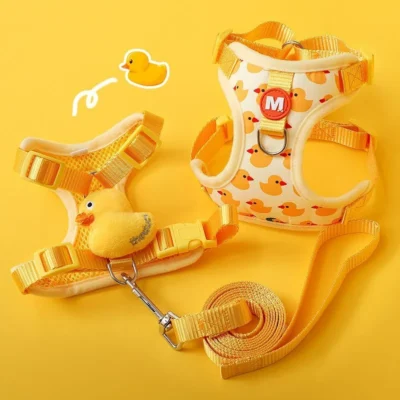 Conjunto de Arnés y Correa "Pato"